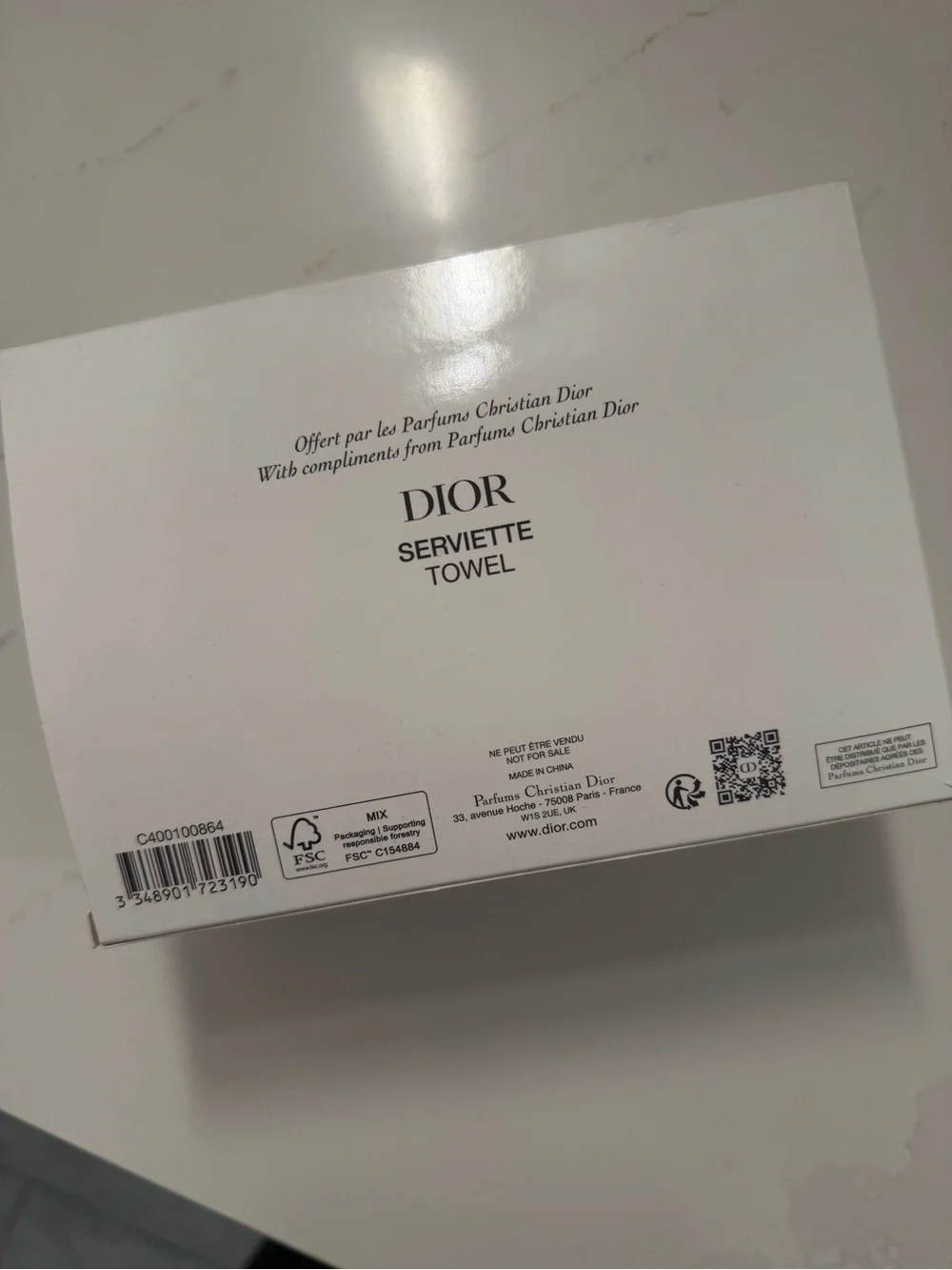 Dior Sauvage Navy Blue Towel